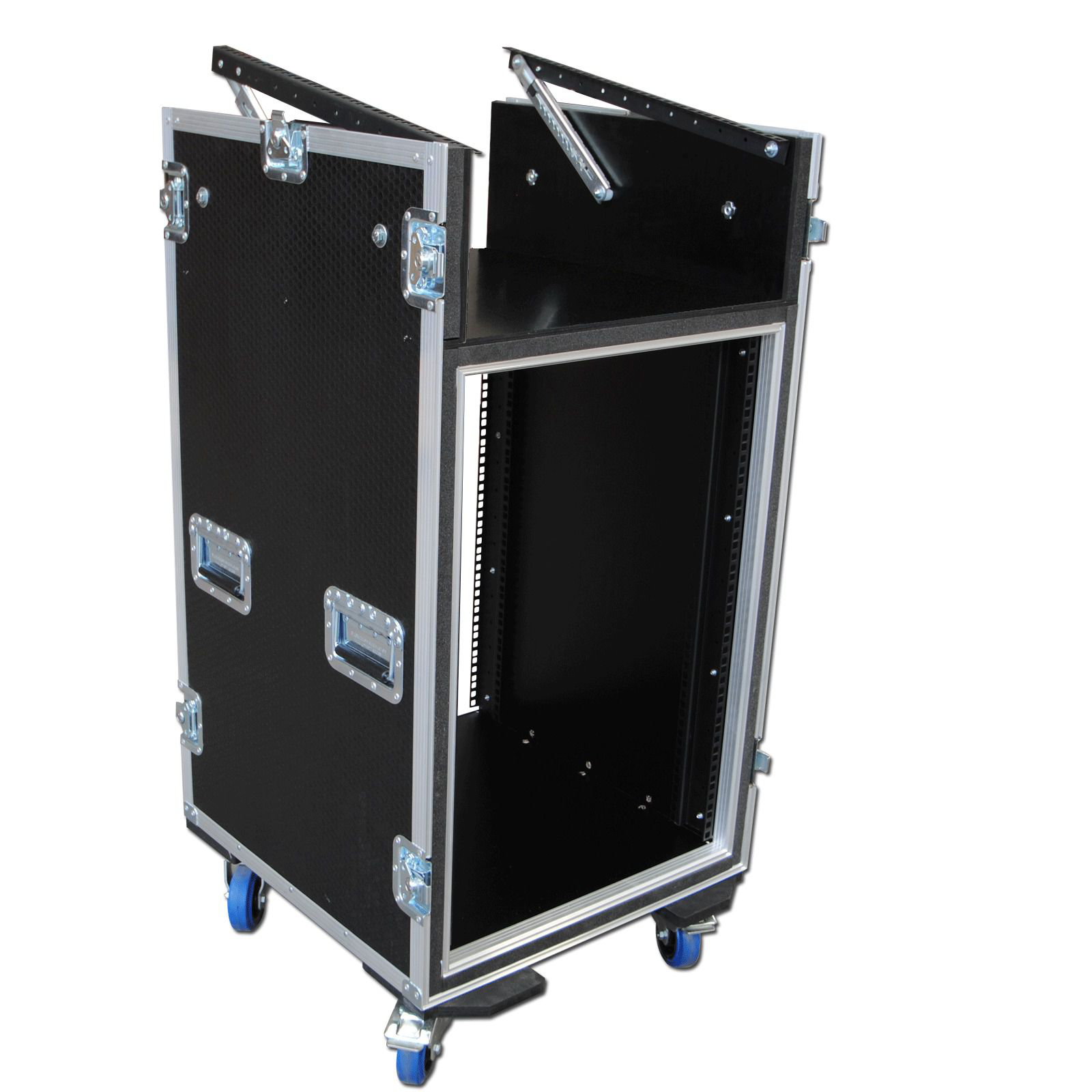 12u x 16u Sleeved Mixer Rack Flightcase